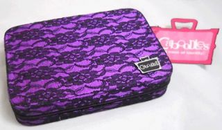 Caboodles Purple Lace Ready To Go Make up Cosmetic Travel Case 5841 