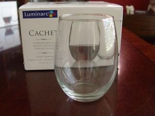 Luminarc Cachet 21 OZ Wine Tumblers (4) NIB