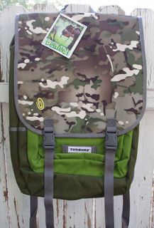Timbuk2 Medium Swig Backpack Army / Camo / Spinach Durable Roomy NWT