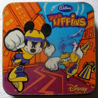 India Vintage Cadbury Disney Biscuit Tin Tiffins