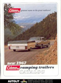 1967 Coleman CT190 CT180 CT170 Travel Trailer Brochure