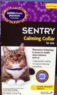 Sentry Pheromone Goodbehavior Calming Collar for Cats and Kittens Up 