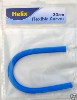 NEW Helix 30cm flexible curve / flexicurve ruler rule