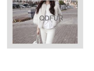 Classic Natural Real Fox Fur Jackets Coat Lady Luxury Overcoat 