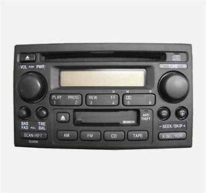   2003 04 2004 Honda CR V CRV Single Disc CD Cassette Player Radio OEM
