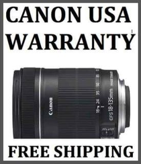 NEW* USA WARRANTY~ CANON EF S 18 135mm f/3.5 5.6 IS *CANON USA 