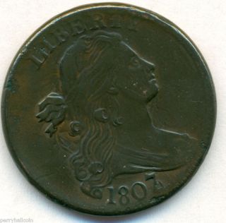 large cent 1807 in Draped Bust (1796 1807)