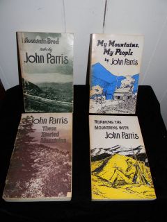 John Parris North Carolina Author Set of 4 Books