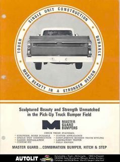 1968 Master Guard Truck Bumper Brochure