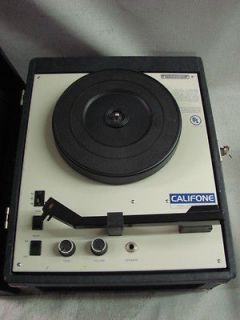 Califone Model 1010AV Phonograph Record Player (VINTAGE)