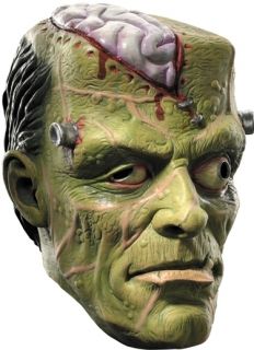 Adult Vinyl Inflatable Frankenstein Full Halloween Mask