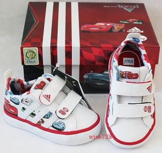 GENUINE ADIDAS DISNEY CARS LIGHTNING McQUEEN BABY SHOES TRAINERS UK 3 