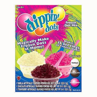 Dippin Dots Vanilla Chocolate Strawberry Refill 15 Servings NIP New