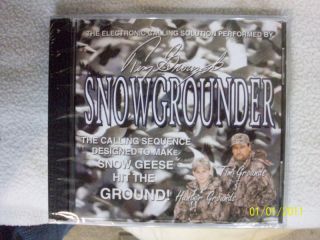 TIM GROUNDS DUCK AND GOOSE CALLS(SNOWGROU​NDER CD) NEW