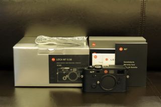 Leica M7 0.58 Black Chrome Rangefinder Camera (10G066)
