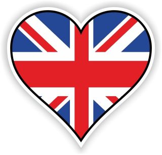 UK UNION JACK HEART vinyl STICKER bumper decal LOVE FLAG BIKE MOTO 