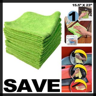 Microfiber Towels Cleaning Wholesale Lots Super Soft Plush 15.5X23 