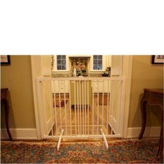 Cardinal Extra Tall Freestanding Pet Gate in White