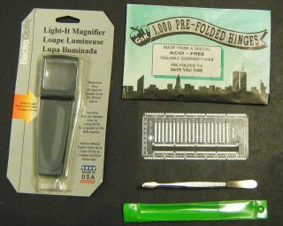 Stamp Supplies   5 Piece Deluxe Collectors Kit   Includes Illumin 4X 