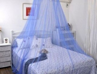   Lace Insect Bed Bedroom Canopy Netting Curtain Mosquito QUEEN 4 color