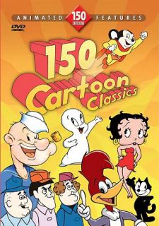 150 Cartoon Classics DVD, 2006, 4 Disc Set, 4   DVDs