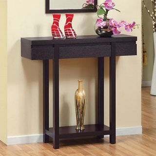 Cappuccino Finish Occasional Hallway Console Table