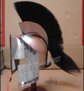 300 King movie Spartan Helmet Medieval larp helmets, Greek Leonidas 