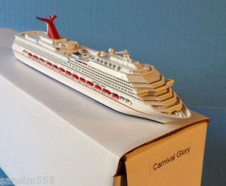 MODEL cruise ship CARNIVAL GLORY ocean liner 1/1250 scale waterline 