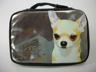 Fuzzy Nation Chihuahua Dog E Reader iPAD Kindle Bag Case Tote NEW NWT