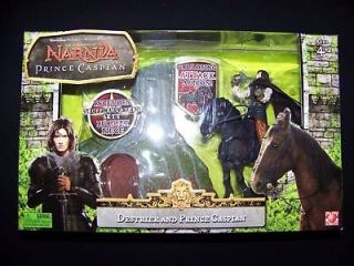 Narnia Prince Caspian & Destrier figure 2nd Series set