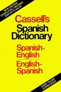 Cassells Spanish English, English Spanish Dictionary (1978, Hardcover 