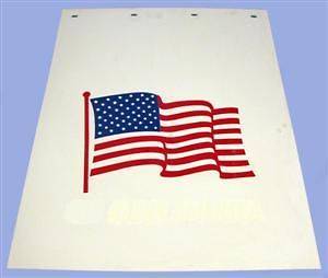 Pair of 24 x 30 Poly Mud Flaps Mudflap, American Flag