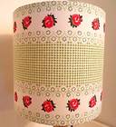 SPECIAL OFFER 8 GINGHAM ROSE GREEN LAMPSHADE MADE in CATH KIDSTON