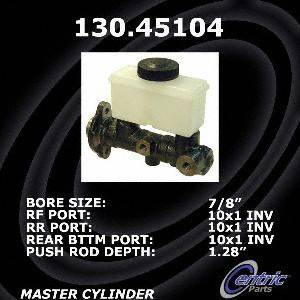 Centric Parts 130.45104 Brake Master Cylinder