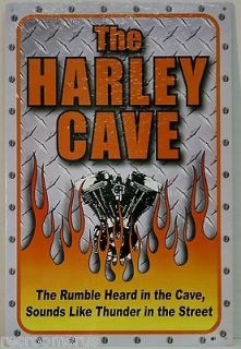 THE HARLEY CAVE RUMBLE IN THE CAVE THUNDER IN THE STREET MOTORCYCLE 