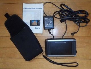 Epson P 3000 (40 GB) Digital Multi Media Player & Viewer Case Cords 
