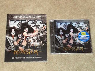 KISS CD MONSTER BEST BUY 3D STICKER +  CD/64 PAGE MAGAZINE 