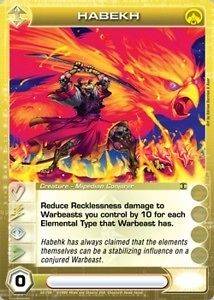 CHAOTIC Game Alliances Unraveled Single Card Rare #52 Habekh