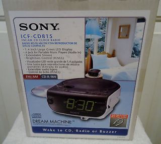 Sony ICF CD815Dream Machine FM/AM Clock Radio with CD R/RW