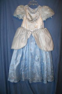 Girls Disney Cinderella Dress sz 10 sz Large Beautiful*Euc*Princess 