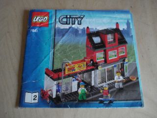 Lego   Instructions ONLY   City Corner (not bus) for set 7641   Qty x1