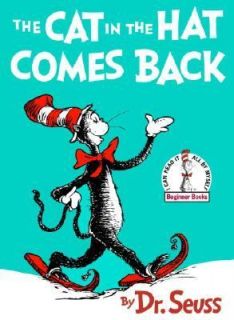 The Cat in the Hat Comes Back by Dr. Seuss 1958, Hardcover, Large Type 