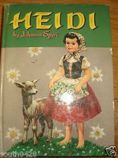 1955 Heidi by Johanna Spyri HC Classic Novel