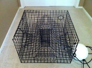   Grade Heavy Duty 4 Entrance Crab Trap with 2 Chambers float & Rope