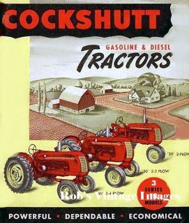   Farm Tractor 1950 Ad Poster Print Brantford Ontario Charles City Iowa