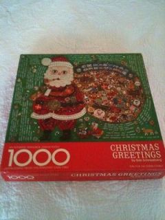 Springbok jigsaw puzzle Christmas Greetings Complete