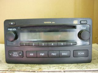 03 06 Toyota Tundra Radio Cd Player A51804 86120 0C100