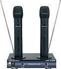 Vocopro VHF 3300 2 Channel VHF Dual Rechargeable Wireless Microphone 