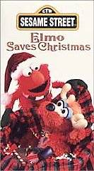 Sesame Street   Elmo Saves Christmas VHS, 1996