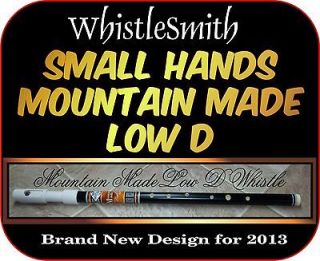 Mountain Made Low D Whistle • Jet Black • #14 of Series • Made 